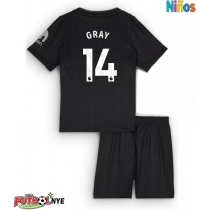 Camiseta Tottenham Hotspur Archie Gray #14 Visitante Equipación para niños 2025-26 manga corta (+ pantalones cortos)